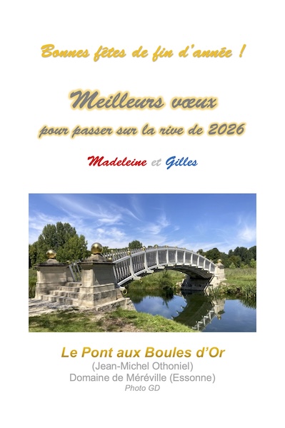 Nos meilleurs v&oelig;ux pour la nouvellle ann&eacute;e